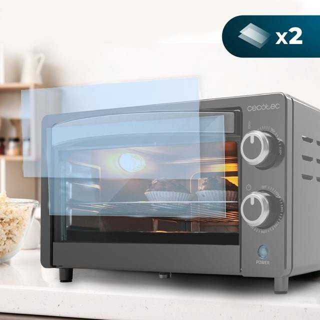 Elektrinė krosnelė Mini orkaitė Cecotec Bake&Toast 1090 juoda