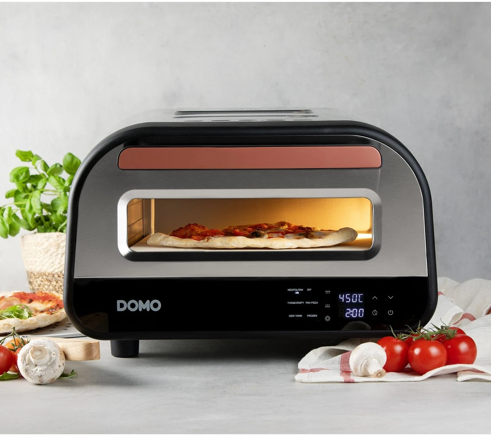 Piec do pizzy Domo DO9289PZ 1700 W sidabrinė