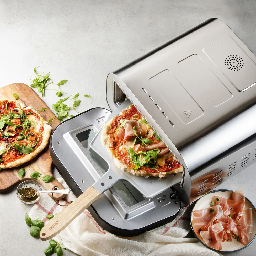 Piec do pizzy Domo DO9289PZ 1700 W sidabrinė