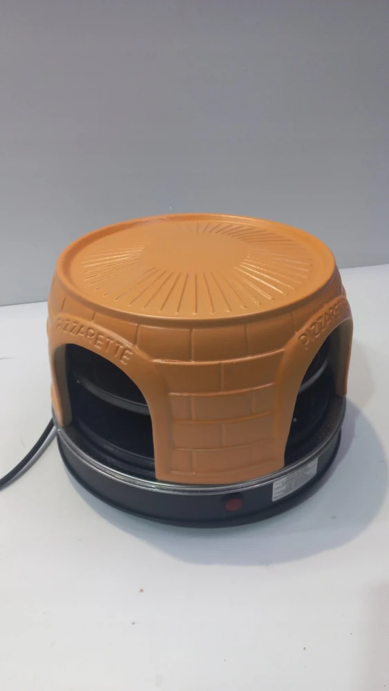 Elektrinė krosnelė EMO Emerio PO-116124 picos keptuvė / kepsninė 8 pica(os / ų) 1500 W Juoda, Oranžinė
