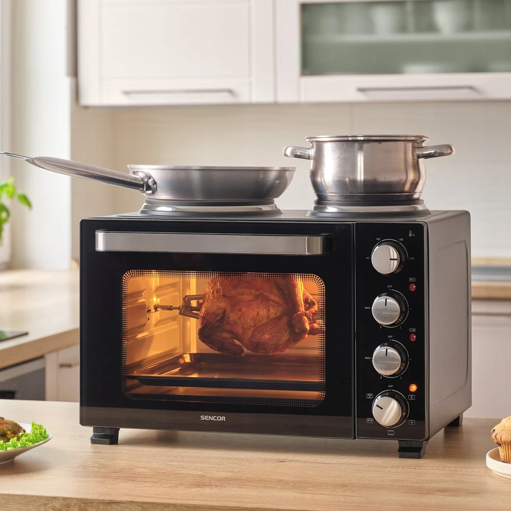 Elektrinė krosnelė Mini piekarnik Sencor SEO 2800BK