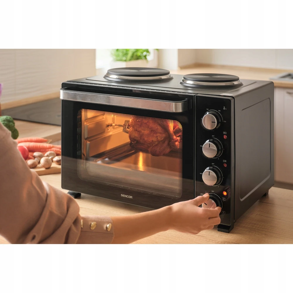 Elektrinė krosnelė Sencor SEO 3500BK mini orkaitė
