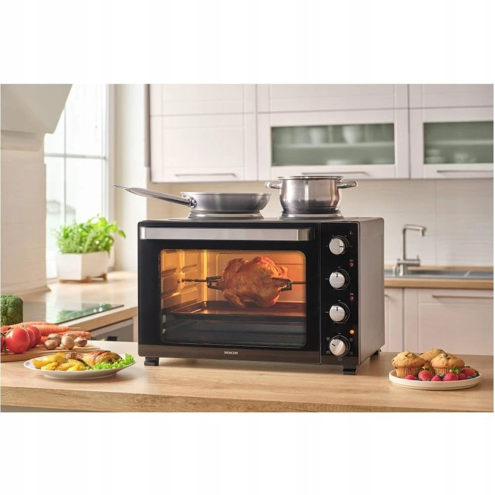 Elektrinė krosnelė Sencor SEO 4800BK mini orkaitė