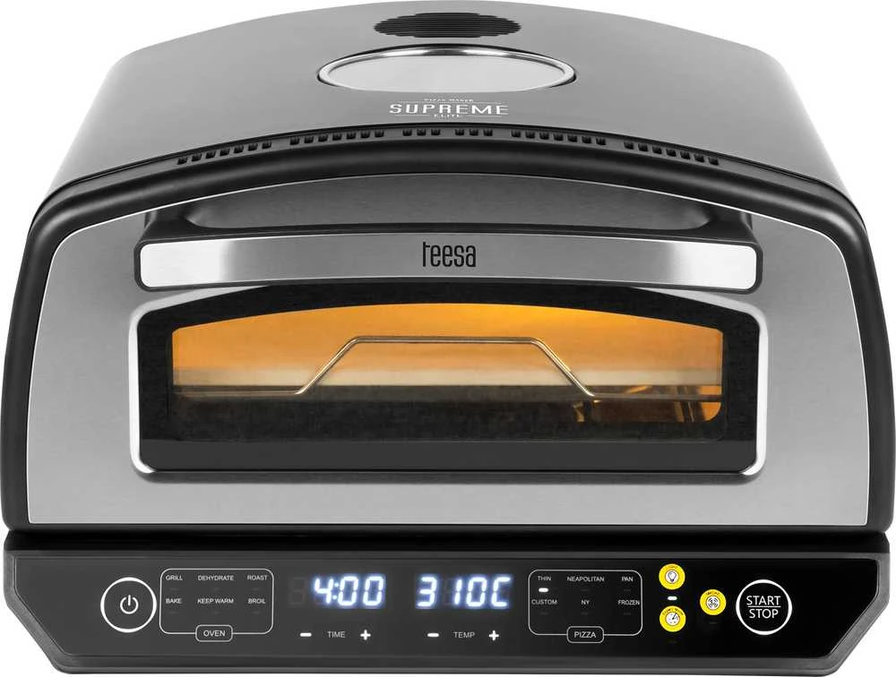 Teesa Piec Picos krosnis SUPREME ELITE 2200 W, 450 laipsnių, du kaitinimo elementai, langelis, LED, 33 cm, įvairios kepimo programos