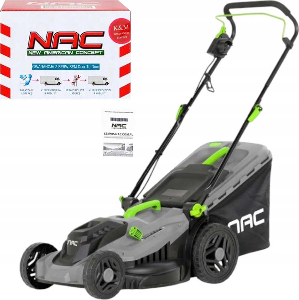 NAC elektrinė vejapjovė 1600W 38cm
