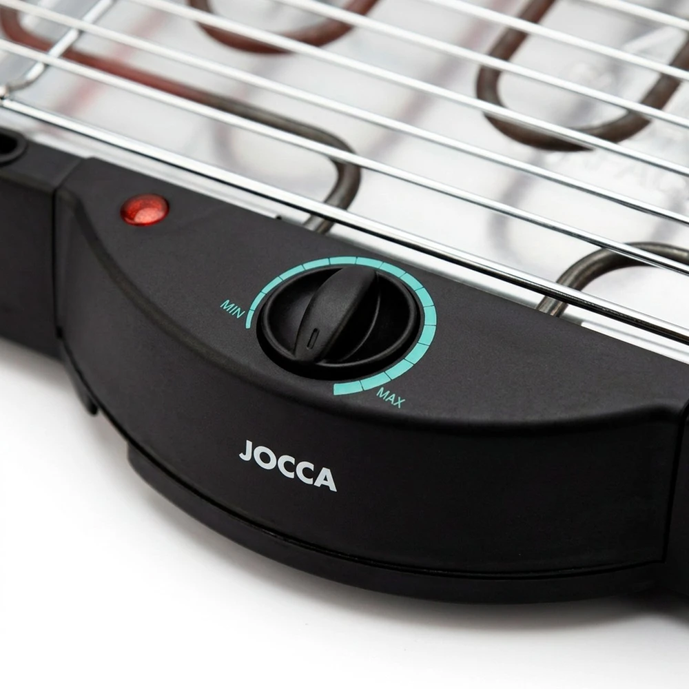 Elektrinis grilius Jocca su kojelėmis, temperatūros reguliavimas, 2000W