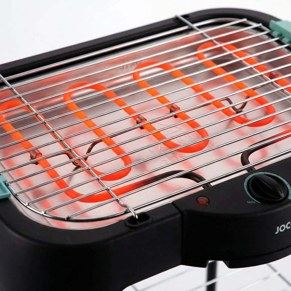 Elektrinis grilius Jocca su kojelėmis, temperatūros reguliavimas, 2000W