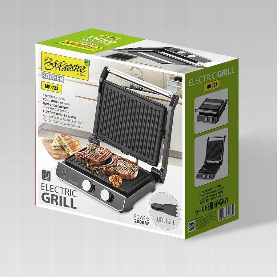 Electric grill 2000W MAESTRO MR-722