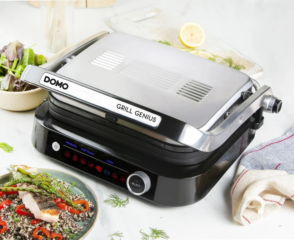 DOMO DO9249G elektrinė kepsninė su prailginamomis galiomis, 2100 W