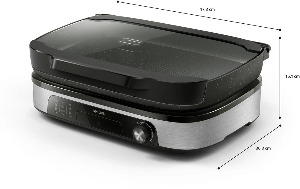 Philips Indoor Grilis HD6212/90, 2400 W