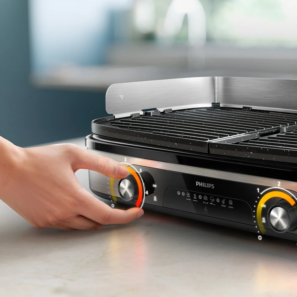 Philips 6000 serijos kontaktinis grilis HD6222/90