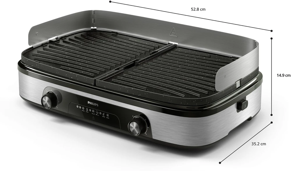 Philips 6000 serijos kontaktinis grilis HD6222/90