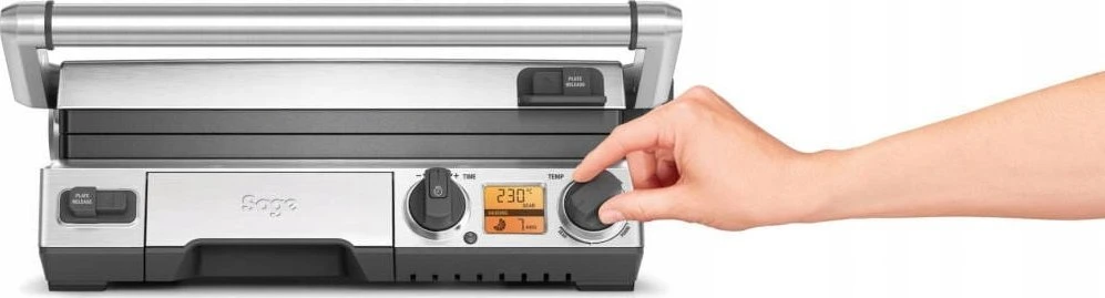 Elektrinis grilius Sage BGR820BSS Grilis Kontaktowy