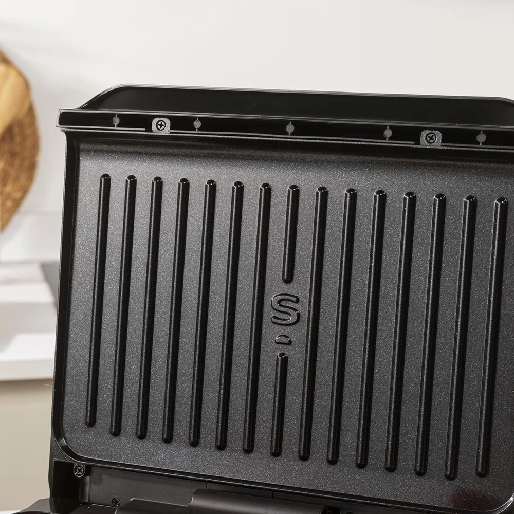Elektrinis grilius Salter Daily be PFAS EK6235VDE 4 porcijų steikai panini 30x21cm 1500W