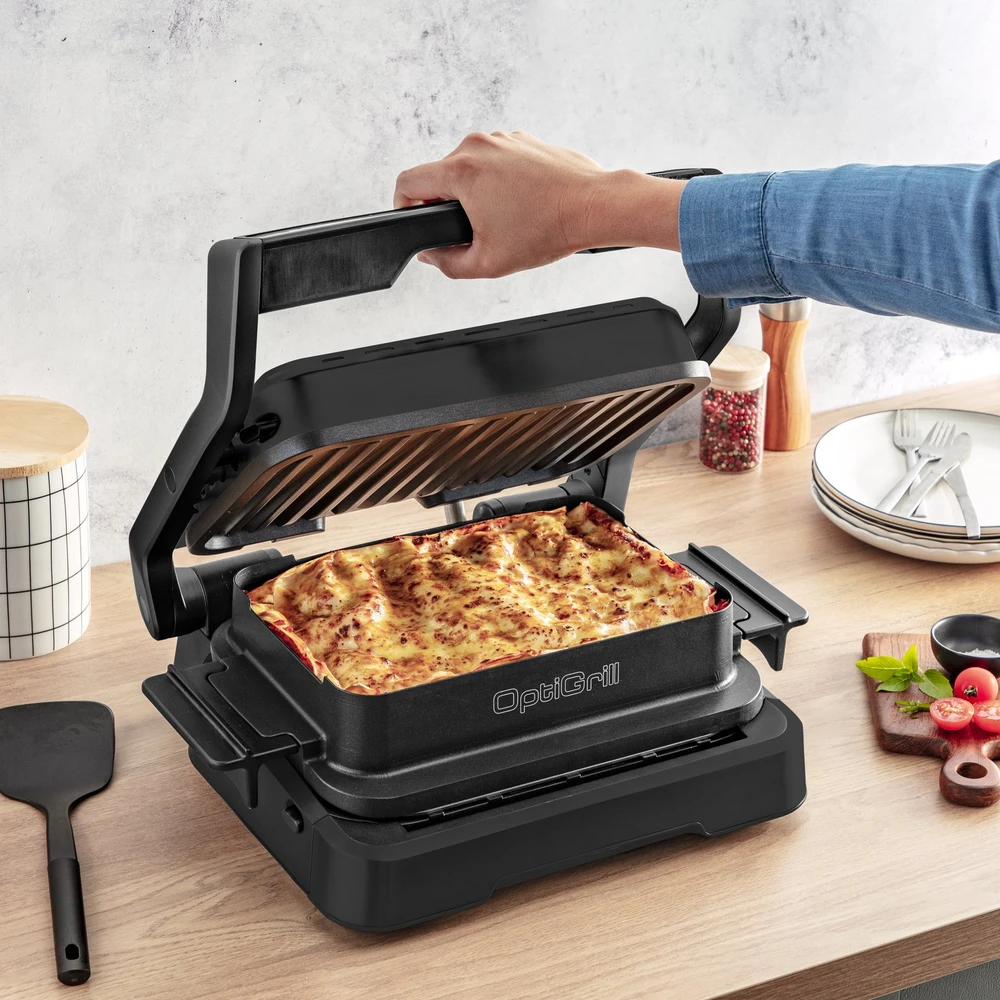 Tefal GC 7748 Optigrill 4in1 Contact Grilis juoda