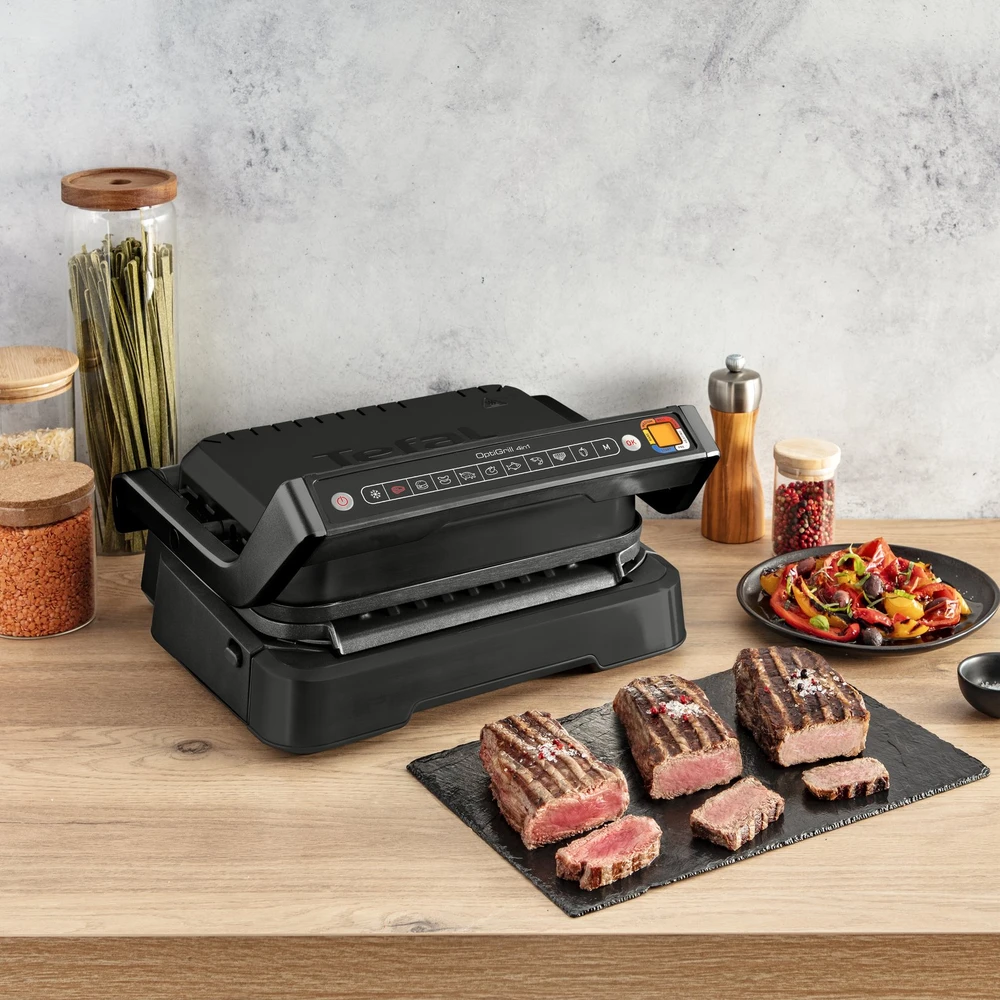 Tefal GC 7748 Optigrill 4in1 Contact Grilis juoda