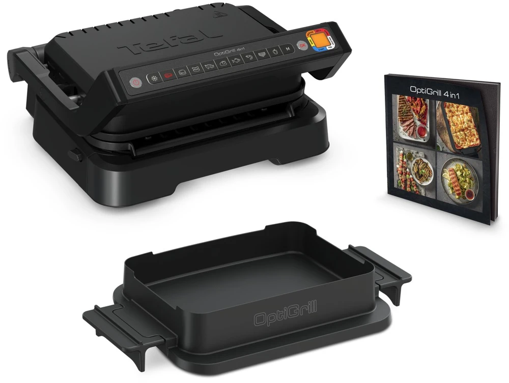 Tefal GC 7748 Optigrill 4in1 Contact Grilis juoda