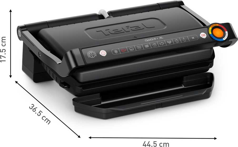 „Tefal OptiGrill+ XL GC7278“ su atnaujintu kepimo lygio indikatoriumi