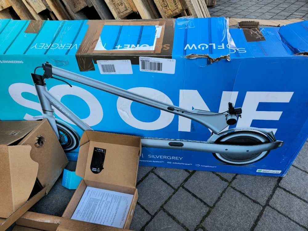 Paspirtukas elektrinė SoFlow - SO ONE+ E-Scooter 7,8 Ah sidabro pilka, su kelių legalu