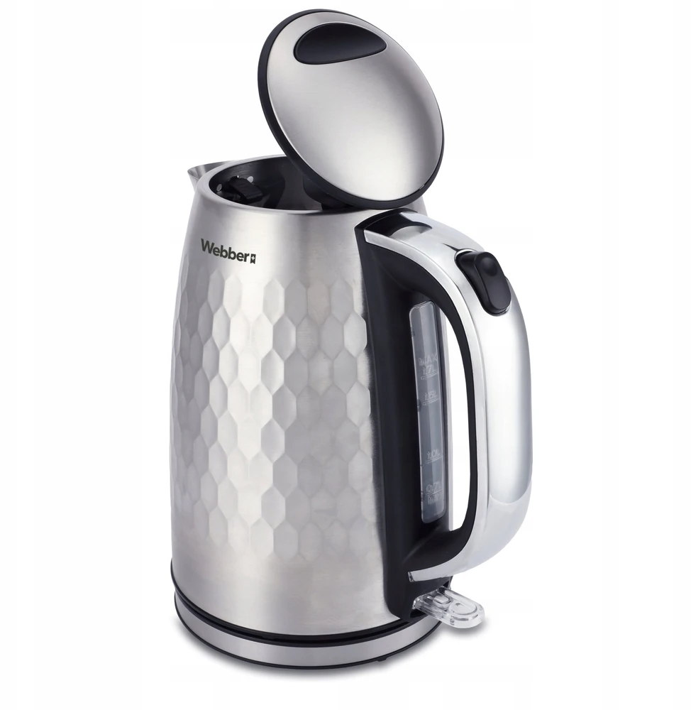 Virdulys Webber Elektrinis virdulys belaidės WK-330 2200 W 1,7 l juoda Inox