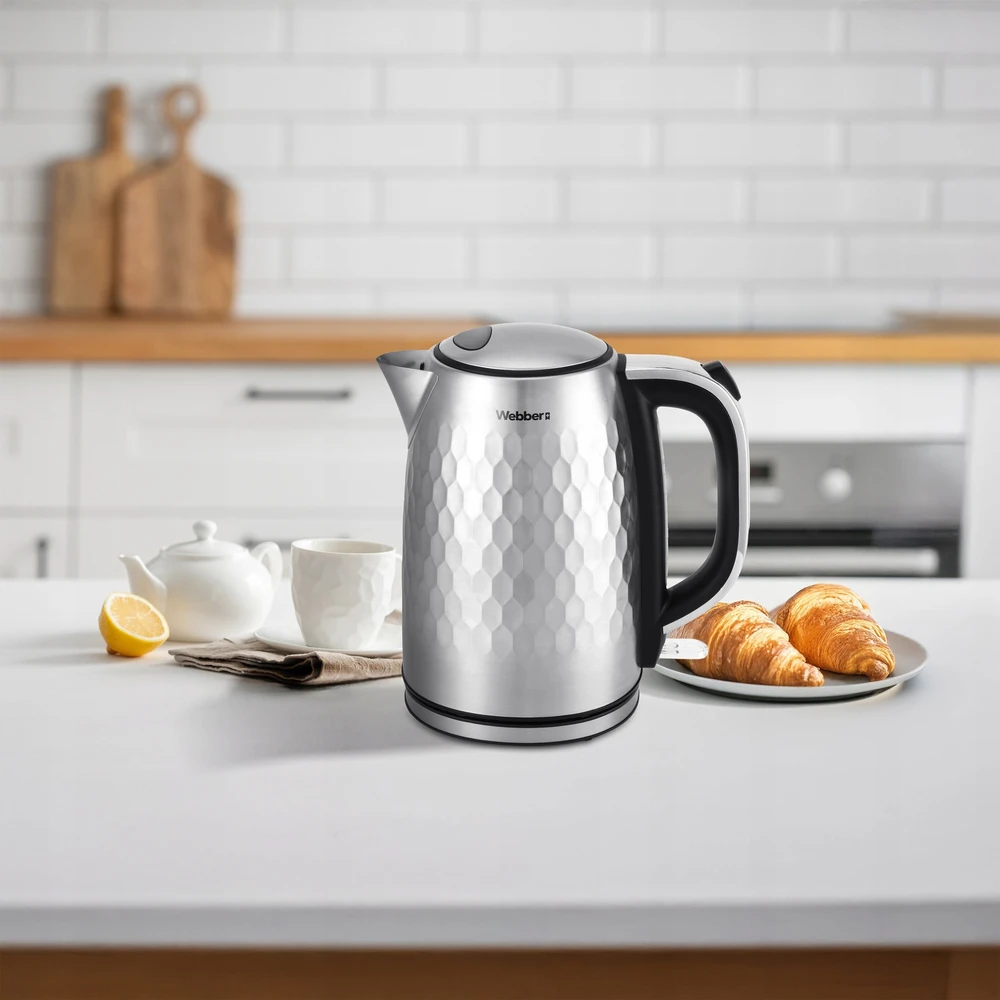 Virdulys Webber Elektrinis virdulys belaidės WK-330 2200 W 1,7 l juoda Inox