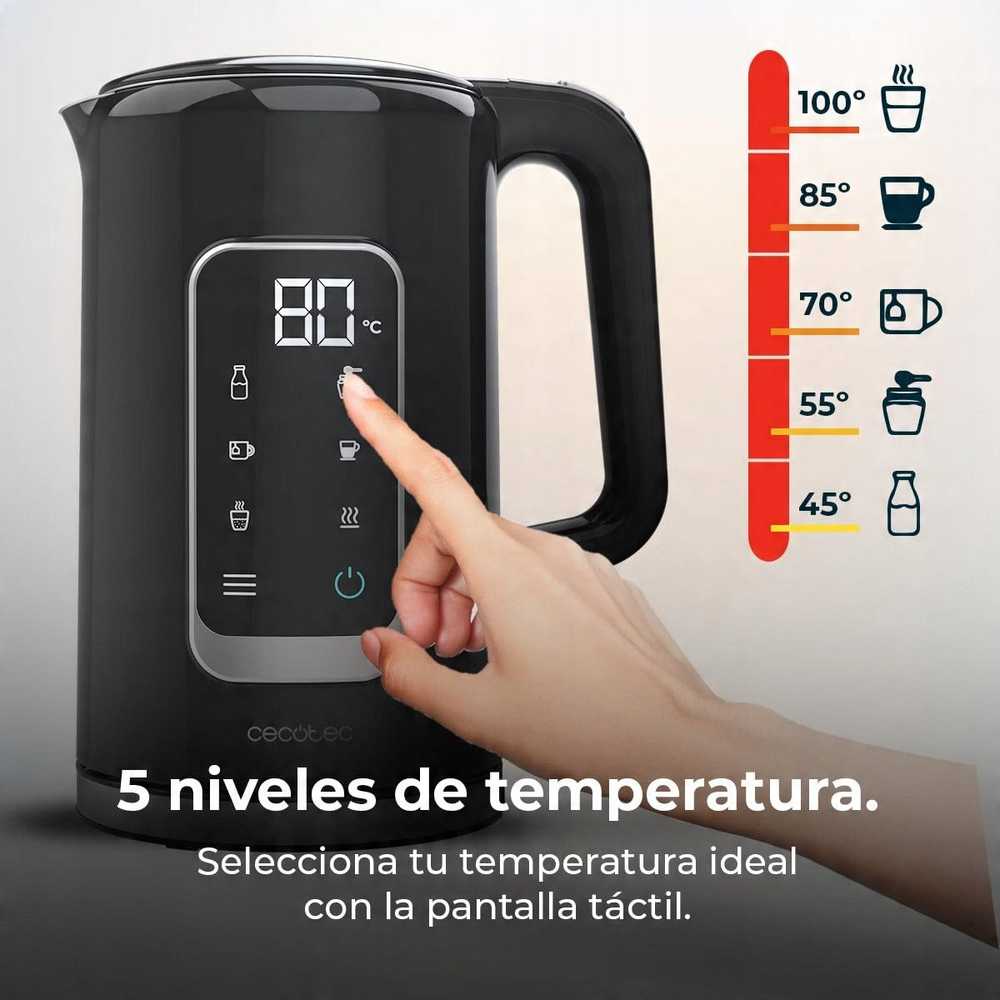 Virdulys Cecotec Thermosense 500 Touch Juodas