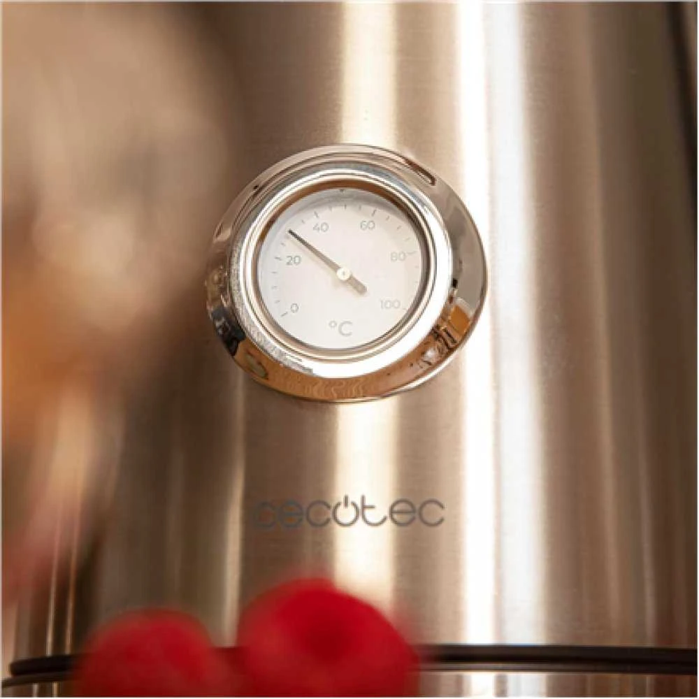 Cecotec Virdulys | Thermosense 620 Vintage | Electric | 2200 W | 1.7 L | Nerūdijantis plienas | 360° rotational base | Nerūdijantis plienas