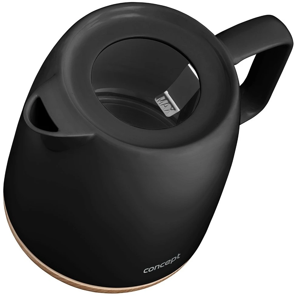 Virdulys Concept, keraminis, juodas 1L