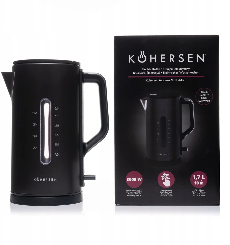 Kohersen Modern Matt electric virdulys A451 juodas