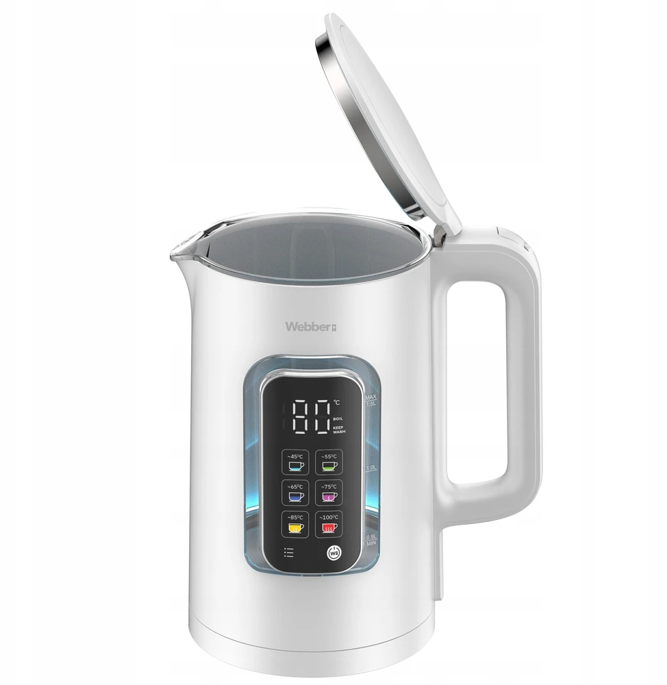 Elektrinis virdulys su temperatūros reguliatoriumi Webber WK110 ELIYA 1,5L