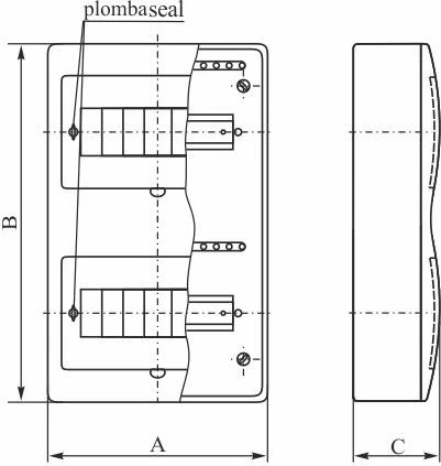 Elektro-Plast Moduliniai skirstomieji įrenginiai 2x8 paviršiuje montuojami IP40 RN-16/B Wave N+PE (7.14)