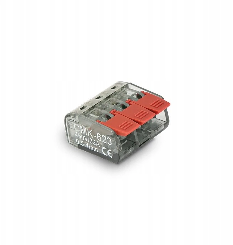 Elektro Plast 39.623 Greito sujungimo jungtis su svirtimi 3x0.5-4mm2 CMK-623 39.623 /50vnt./