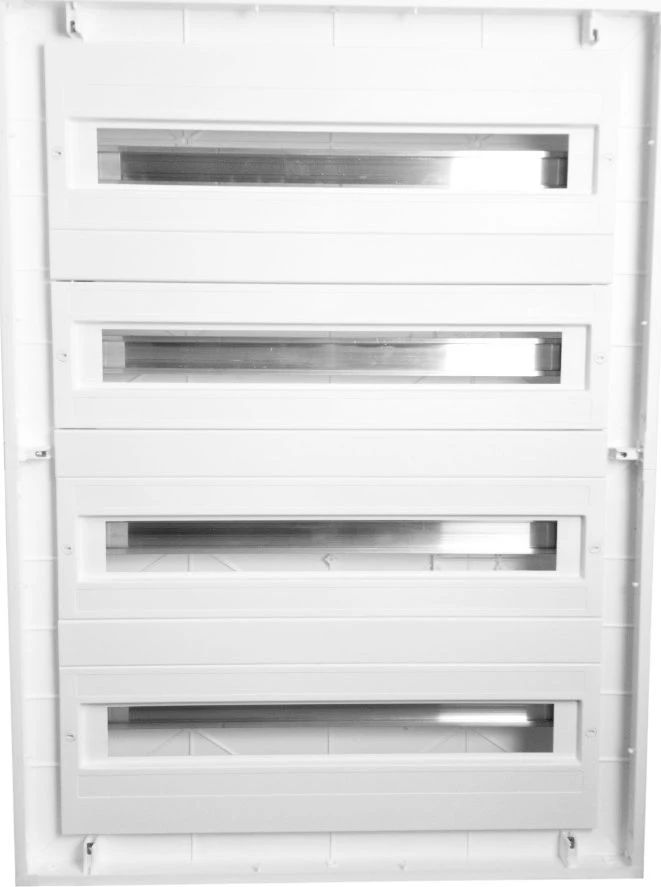 Elektro Plast 9.424 Modulinis paskirstymo skydas 4x24 įleidžiamas, IP54, DARP-96, aliuminio durys, baltos spalvos 9.424