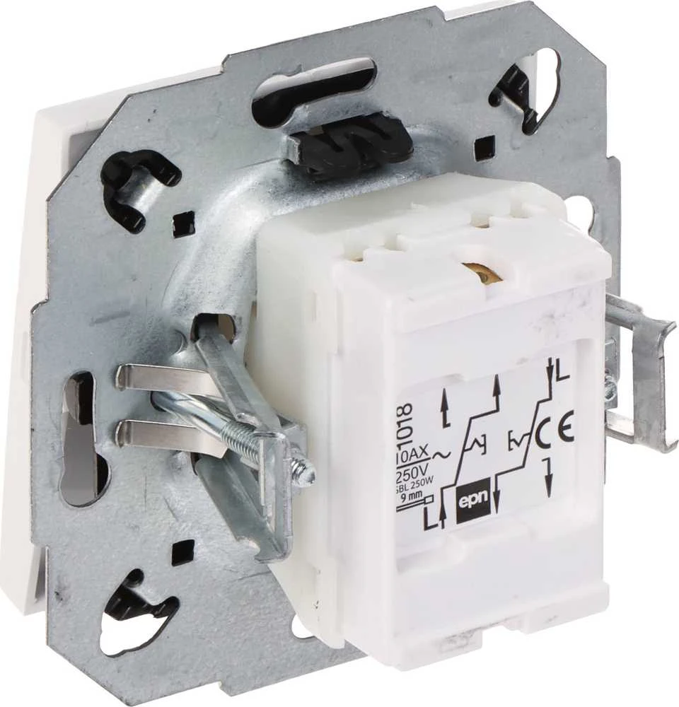 DVIGUBAS LAIPTŲ JUNGIKLIS SANTRA/4118-10/EPN 250 V 10 A Elektro-Plast
