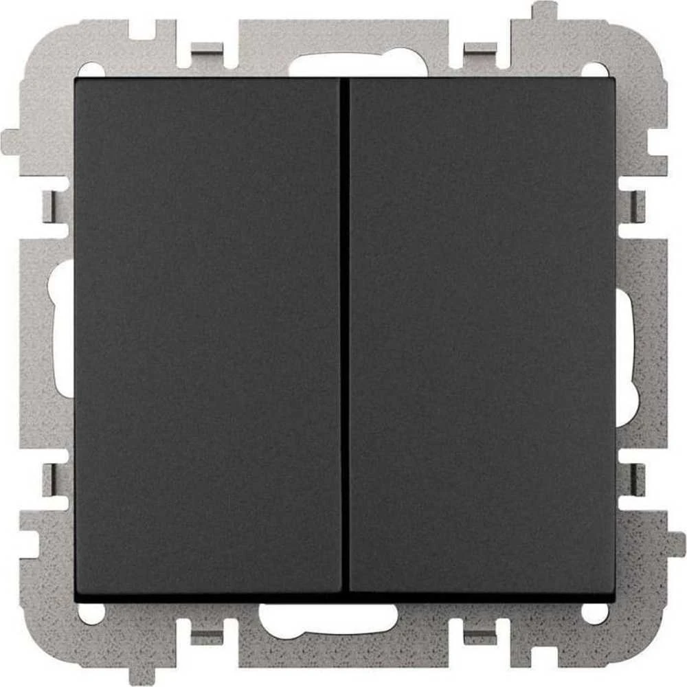 DVIGUBAS APŠVIESTAS JUNGIKLIS SANTRA/4111-19/EPN 250 V 10 A Elektro-Plast