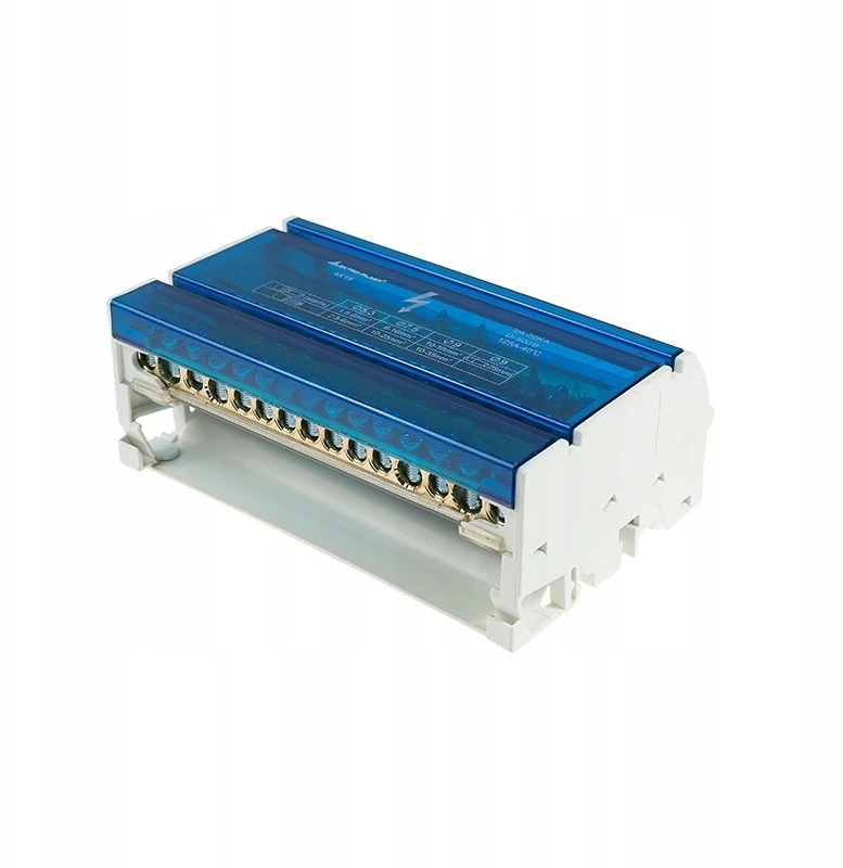 Elektro Plast 49.715 Paskirstymo blokas TH35 bėgiui arba zonai butas 125A BRZ-4X15 49.715