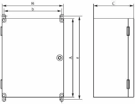Elektro-Plast korpusas UNI-1 UNI BOX 400x300x166mm IP65 - 43.1