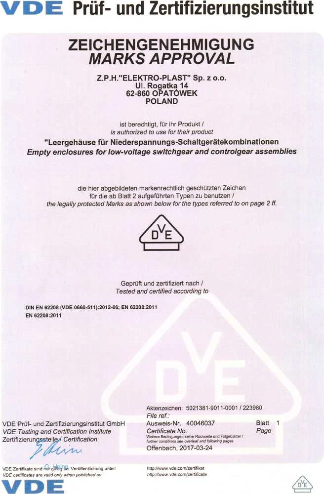 „Elektro-Plast“ hermetiškas paviršinio montavimo paskirstymo skydas RH 4X18 RH-72/4 permatomos durys 36.172 - 36.172