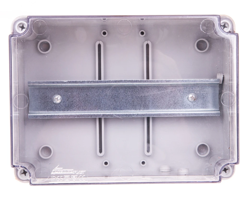 Elektro-Plast korpusas 148x198x96mm IP65 su bėgiu (OH- 3B.1)