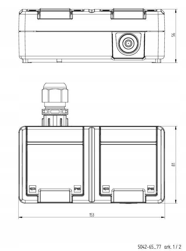 Elektro Plast Nasielsk GN.2X2P+Z IP65 ANTRA.AQUANT2K