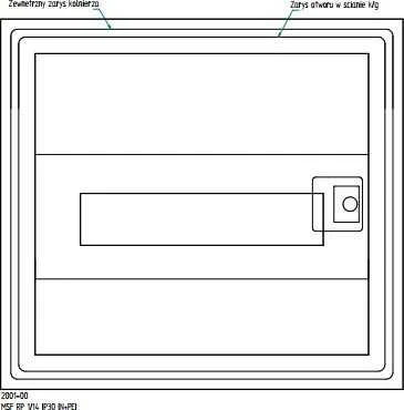 SKIRSTIKLIS PO TINKU 12-MODULINIS MSF-1X12/PT/W/EPN Elektro-Plast