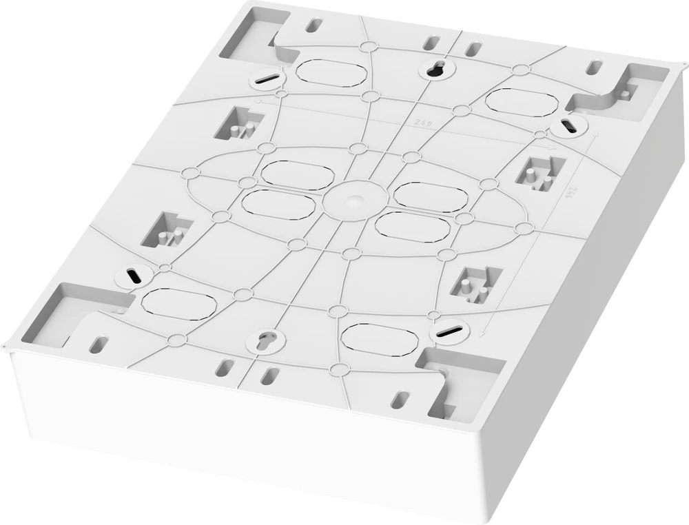 Elektro Plast Nasielsk 2505-01 Modulinis skirstomasis skydas 2x12 n/t ECONOMIC BOX RN 2/24 skaidrios durys (N+PE) IP40 2505-01