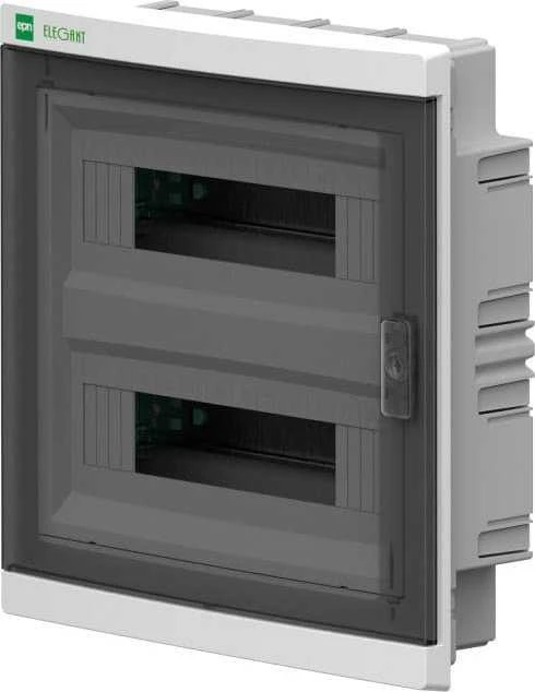 Elektro Plast Nasielsk 2435-01 Elegantiškas modulinis skirstomasis įrenginys 2x12 įleidžiamas IP40 N+PE dūmų durys 2435-01
