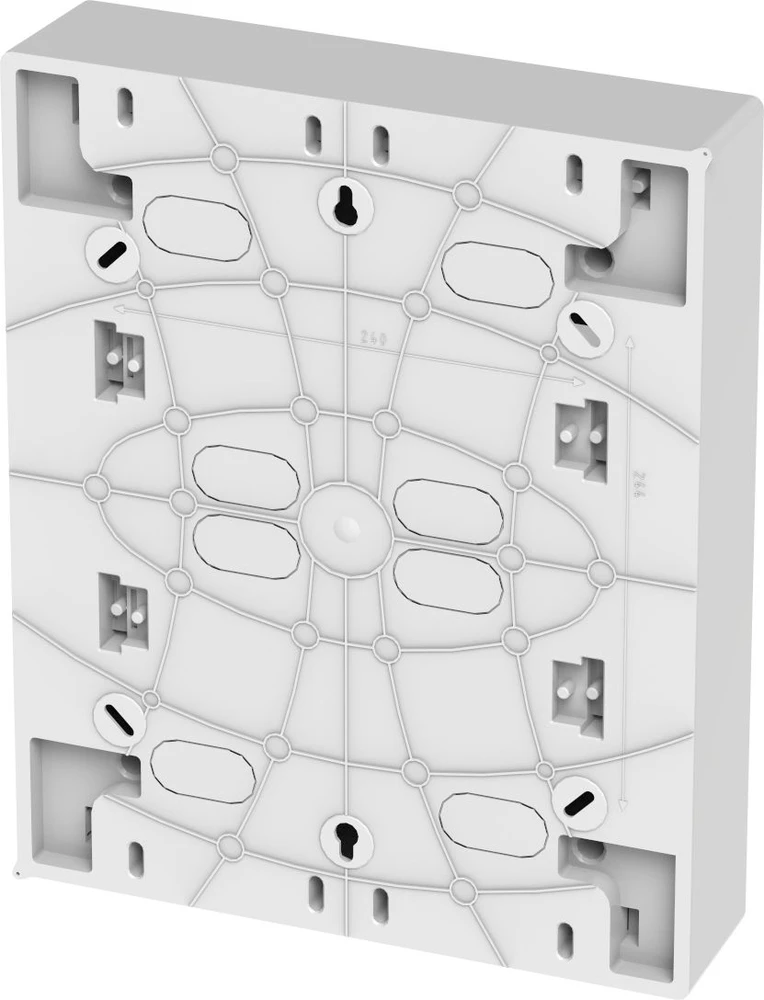 Elektro Plast Nasielsk 2505-01 Modulinis skirstomasis skydas 2x12 n/t ECONOMIC BOX RN 2/24 skaidrios durys (N+PE) IP40 2505-01