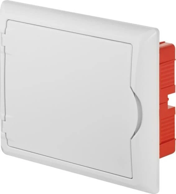 Elektro Plast Nasielsk Elektro-Plast Modulinis skirstomasis skydas 1x8 p/t ECONOMIC BOX RP 1/8 durų baltas (N+PE) IP40 2512-00