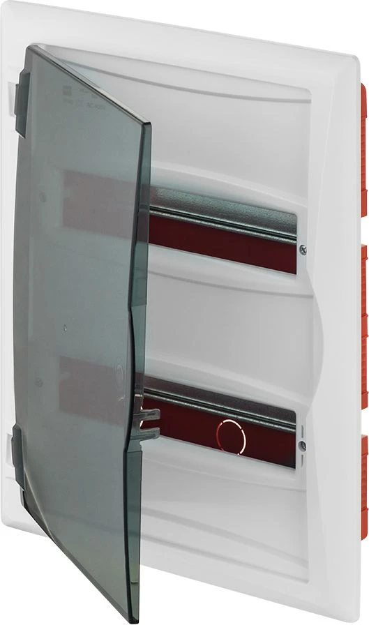 Elektro Plast Nasielsk Elektro-Plast Moduliniai skirstomieji įrenginiai 2x12 p/t 2/24 skaidrios durys (N+PE) IP40 2515-01