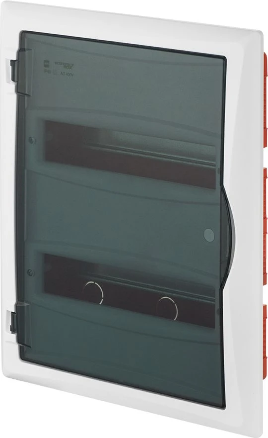 Elektro Plast Nasielsk Elektro-Plast Moduliniai skirstomieji įrenginiai 2x12 p/t 2/24 skaidrios durys (N+PE) IP40 2515-01