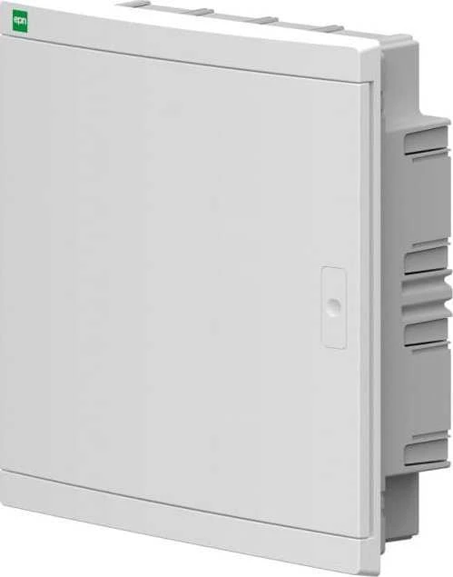 Elektro Plast Nasielsk 2435-20 Elegantiškas 2X12 įleidžiamas daugialypės terpės skirstomasis įrenginys IP40 N+PE baltos