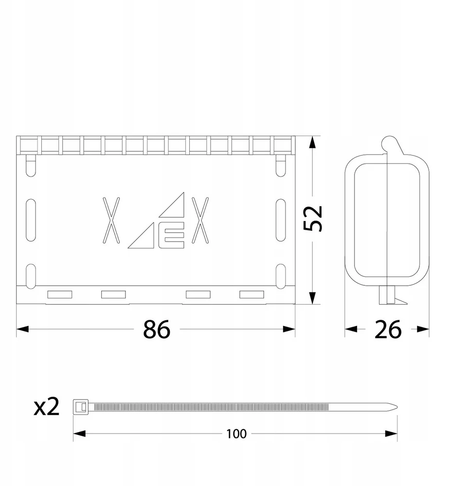 Elektro-Plast Gelio mova MZGEL86 86x52x28mm GELEBOX IPX8 0.6/1kV