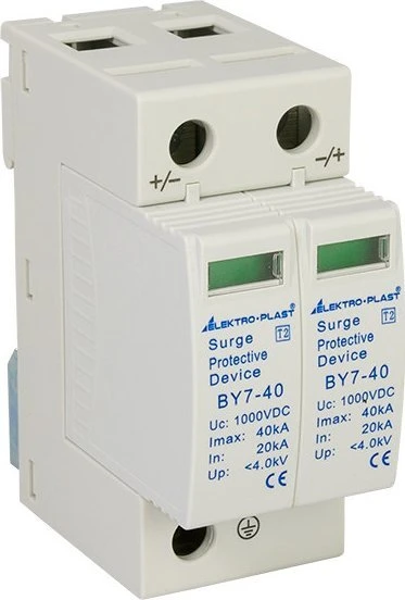Elektro Plast SRAUTŲ RIBA T2 2P PV BY7-40/2 1000VDC